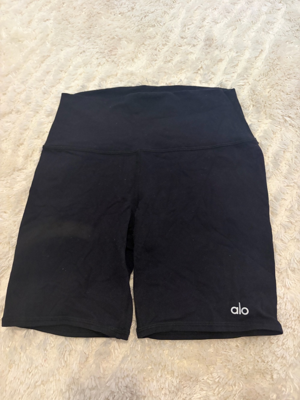 Alo Black Athletic biker shorts